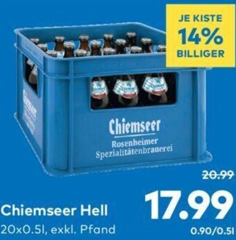 T&G Chiemseer Hell 20x0.5l Angebot