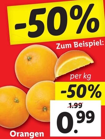 Lidl Orangen Angebot