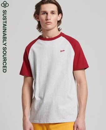 Superdry Organic cotton essential logo baseball t-shirt Angebot