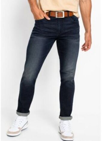 Bonprix Slim fit stretch-jeans, straight Angebot