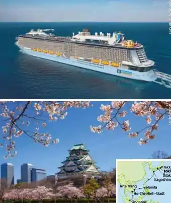 Hofer Reisen Kreuzfahrt von tokio nach singapur Angebot