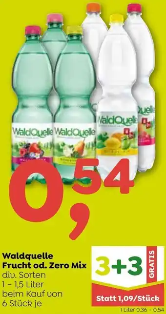 ADEG Waldquelle Frucht od. Zero Mix 1-1.5 Liter Angebot