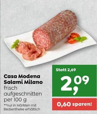ADEG Casa Modena Salami Milano 100g Angebot