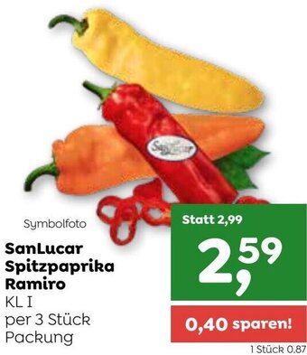 ADEG SanLucar Spitzpaprika Ramiro Angebot