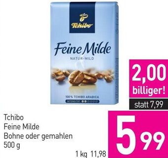 Sutterlüty Tchibo Feine Milde Bohne oder Gemahlen 500g Angebot