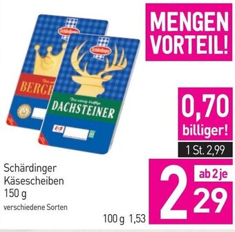 Sutterlüty Schärdinger Käsescheiben 150 g Angebot