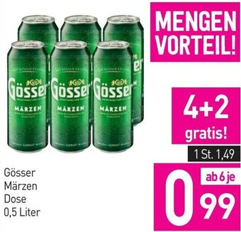 Sutterlüty Gösser Märzen Dose 0,5 Liter Angebot