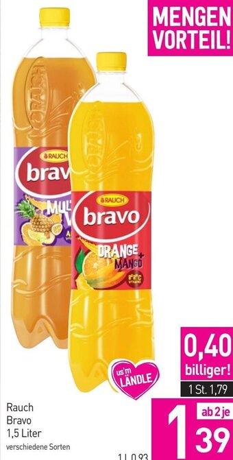 Sutterlüty Rauch Bravo 1,5 Liter Angebot