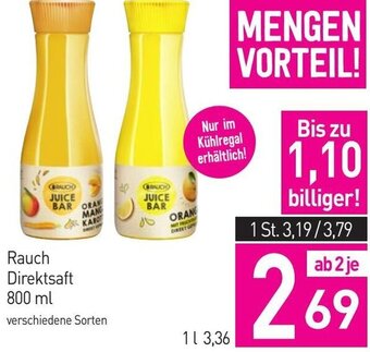 Sutterlüty Rauch Direktsaft 800 ml Angebot