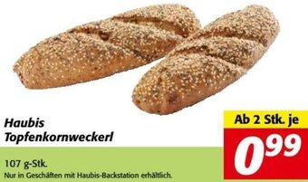 Nah&Frisch Haubis Topfenkornweckerl 107g Angebot