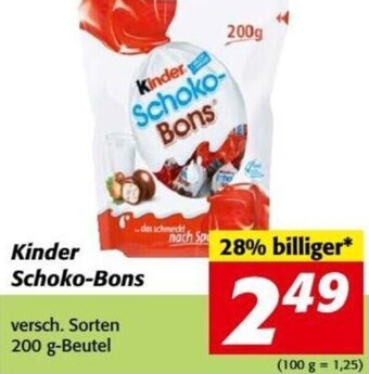 Nah&Frisch Kinder Schoko-Bons 200g Angebot