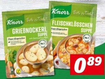 Nah&Frisch Knorr Bitte zu Tisch Suppen Angebot
