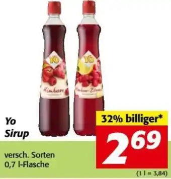 Nah&Frisch Yo Sirup 0,7l Angebot