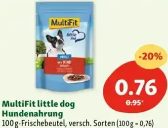 Fressnapf MultiFit Little Dog Hundenahrung 100g Angebot