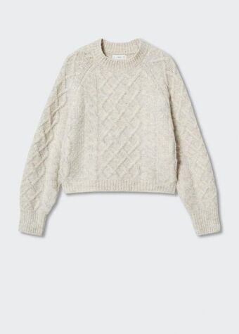 Mango Pullover mit zopfmuster Angebot