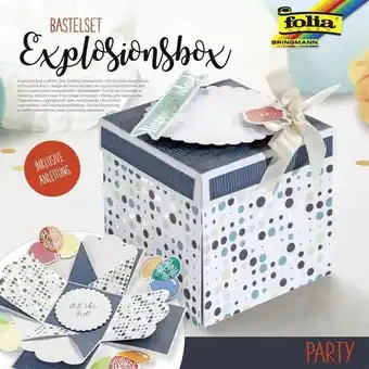 Pagro Diskont Folia explosionsbox bastelset party bunt Angebot