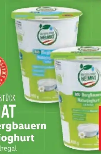Lidl Bio-bergbauern joghurt Angebot