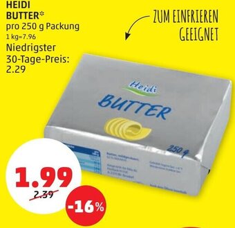 PENNY Heidi Butter 250g Angebot