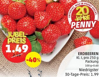 PENNY Erdbeeren 250g Angebot