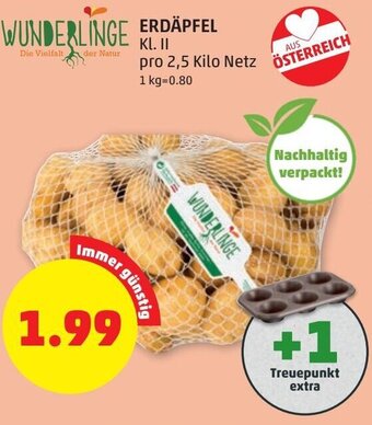 PENNY Erdäpfel 2,5 Kilo Angebot