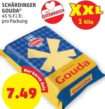 PENNY Schärdinger Gouda pro Packung Angebot