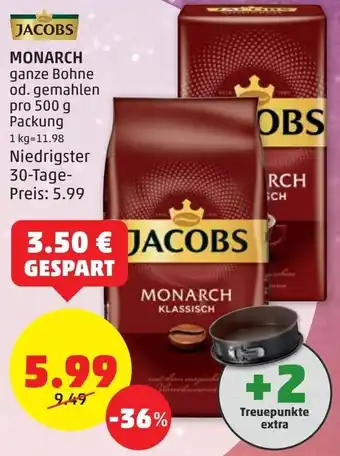 PENNY Jacobs Monarch 500 g Angebot