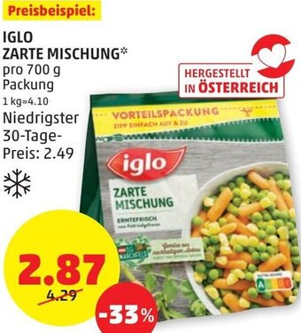 PENNY Iglo Zarte Mischung 700g Angebot