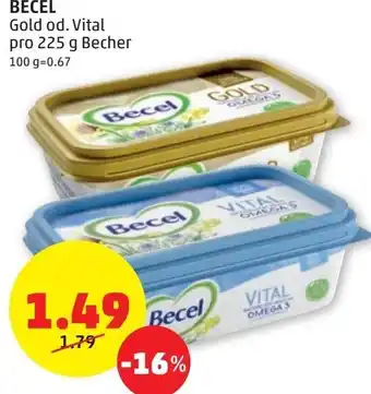 PENNY Becel 225g Angebot