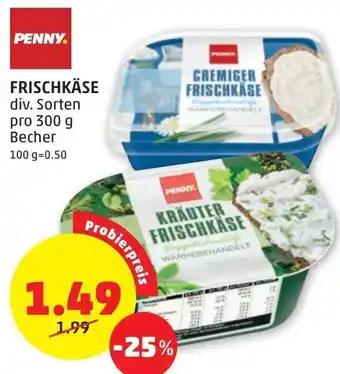 PENNY Penny Frischkäse 300 g Angebot
