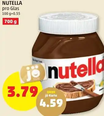 PENNY Nutella 700g Angebot
