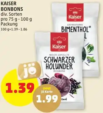 PENNY Kaiser Bonbons 75-100 g Angebot