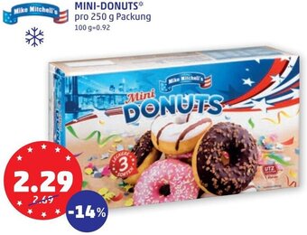 PENNY Mike Mitchell's Mini-Donuts 250g Angebot