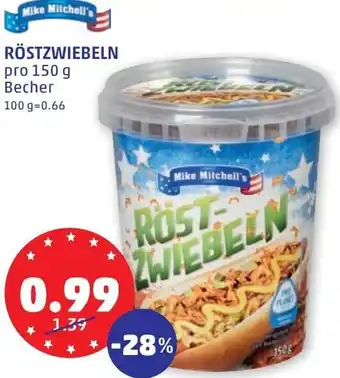 PENNY Mike Mitchell's Röstzwiebeln 150g Angebot