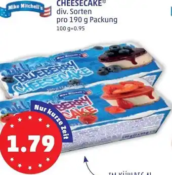 PENNY Mike Mitchell's Cheesecake Angebot