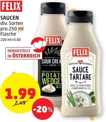 PENNY Felix Saucen 250ml Angebot
