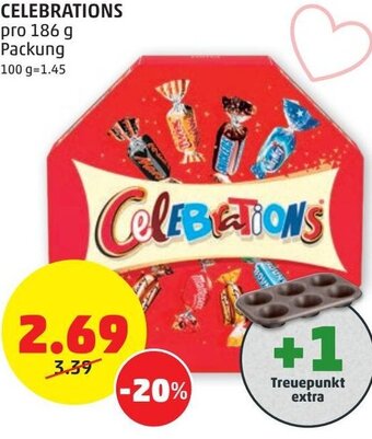 PENNY Celebrations 186g Angebot