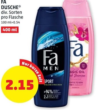 PENNY Fa Dusche 400 ml Angebot