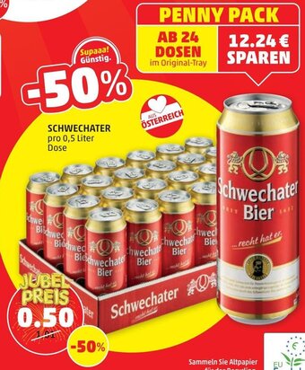PENNY Schwechater 0,5 Liter Angebot