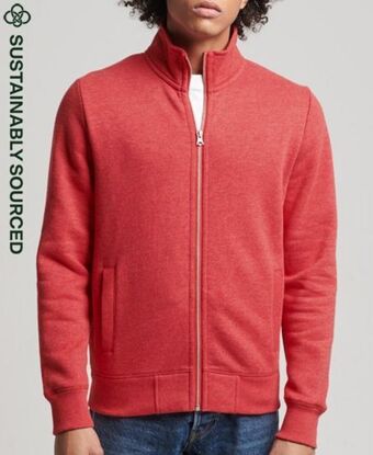 Superdry Organic cotton vintage logo zip track top Angebot