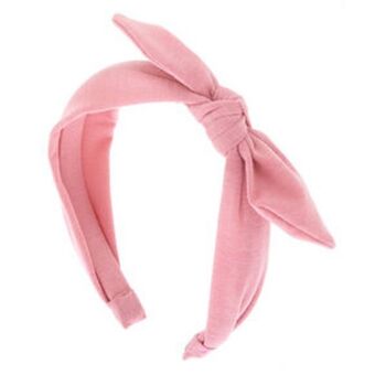 Claire's Knotted bow headband - light rose Angebot