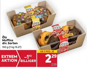 Billa Ölz Muffins div. Sorten 150g Angebot