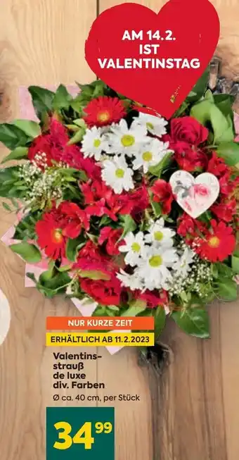 Billa Valentins-strauß de Luxe div. Farben ø 40 cm Angebot