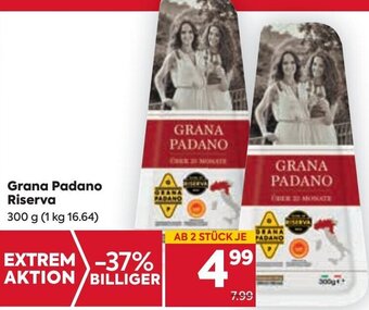 Billa Grana Padano Riserva 300g Angebot