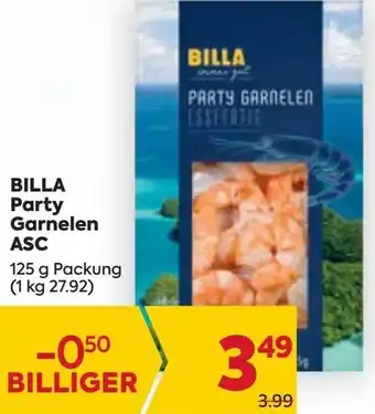 Billa Billa Party Garnelen ASC 125g Angebot