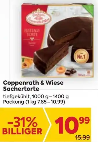 Billa Coppenrath & Wiese Sachertorte 1000 g-1400 g Angebot