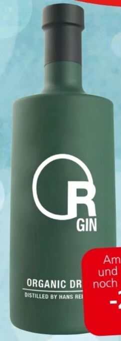 Spar Organic dry gin Angebot