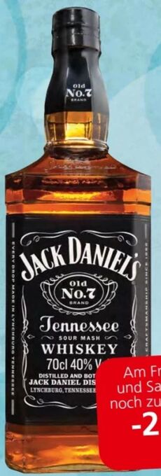 Spar Tennessee whiskey old no. 7 Angebot