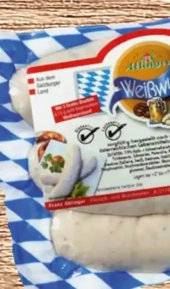 Spar Münchner weißwurst Angebot