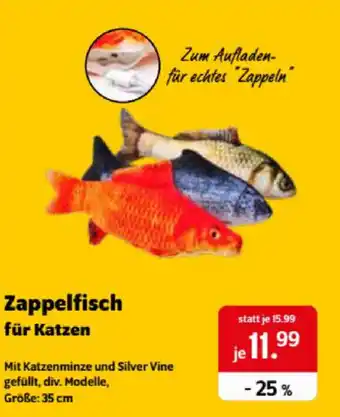 Das Futterhaus Zappelfish Für Katzen 35cm Angebot