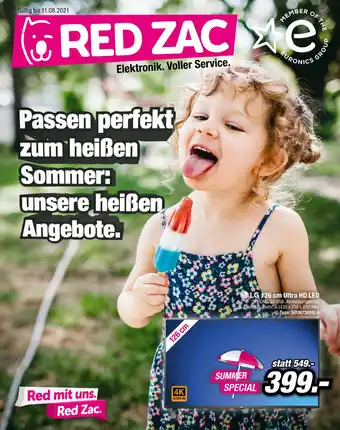 Red Zac LG 126 cm Ultra HD LED Angebot